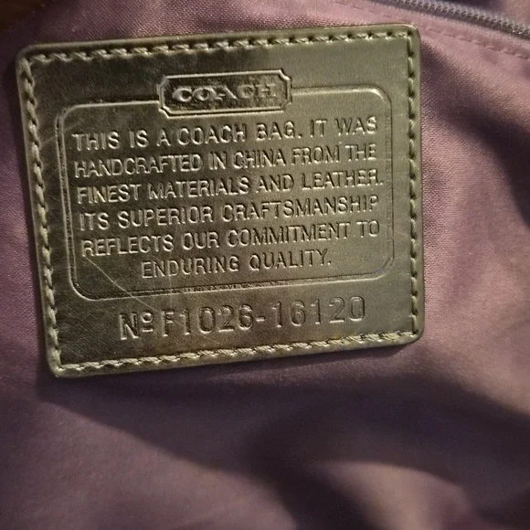 2010 Coach Poppy Plaid Women's Shoulder/Crossbody - Picture 8 of 17